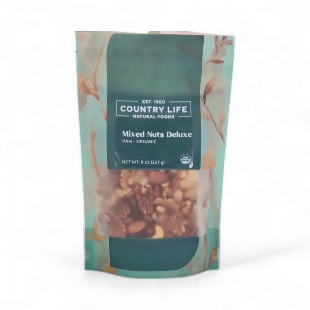 Mixed Nuts Deluxe, Raw, Organic