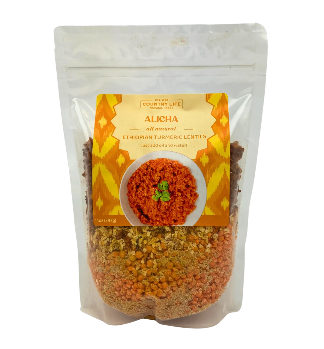 Alicha - Mild Ethiopian Red Lentils variant