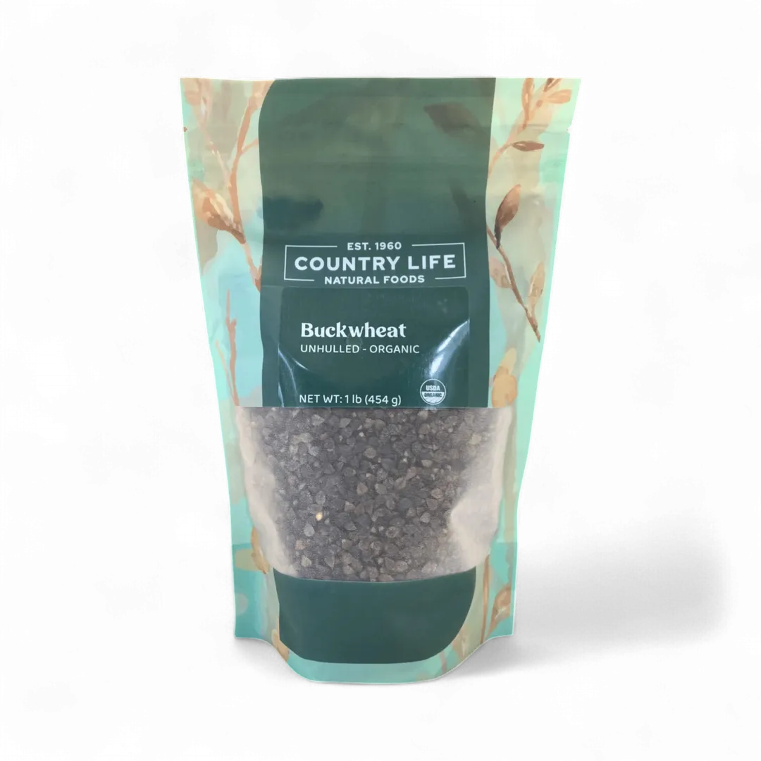Buckwheat, Unhulled For Sprouting, Organic