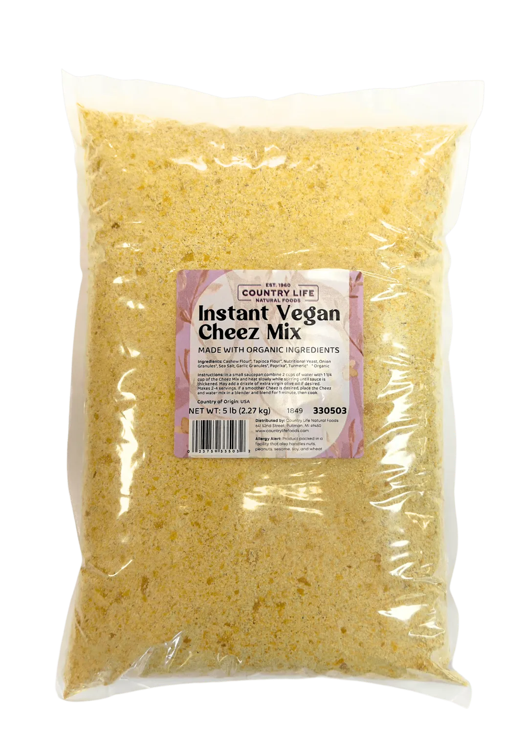 Cheez Mix, Vegan, Instant variant