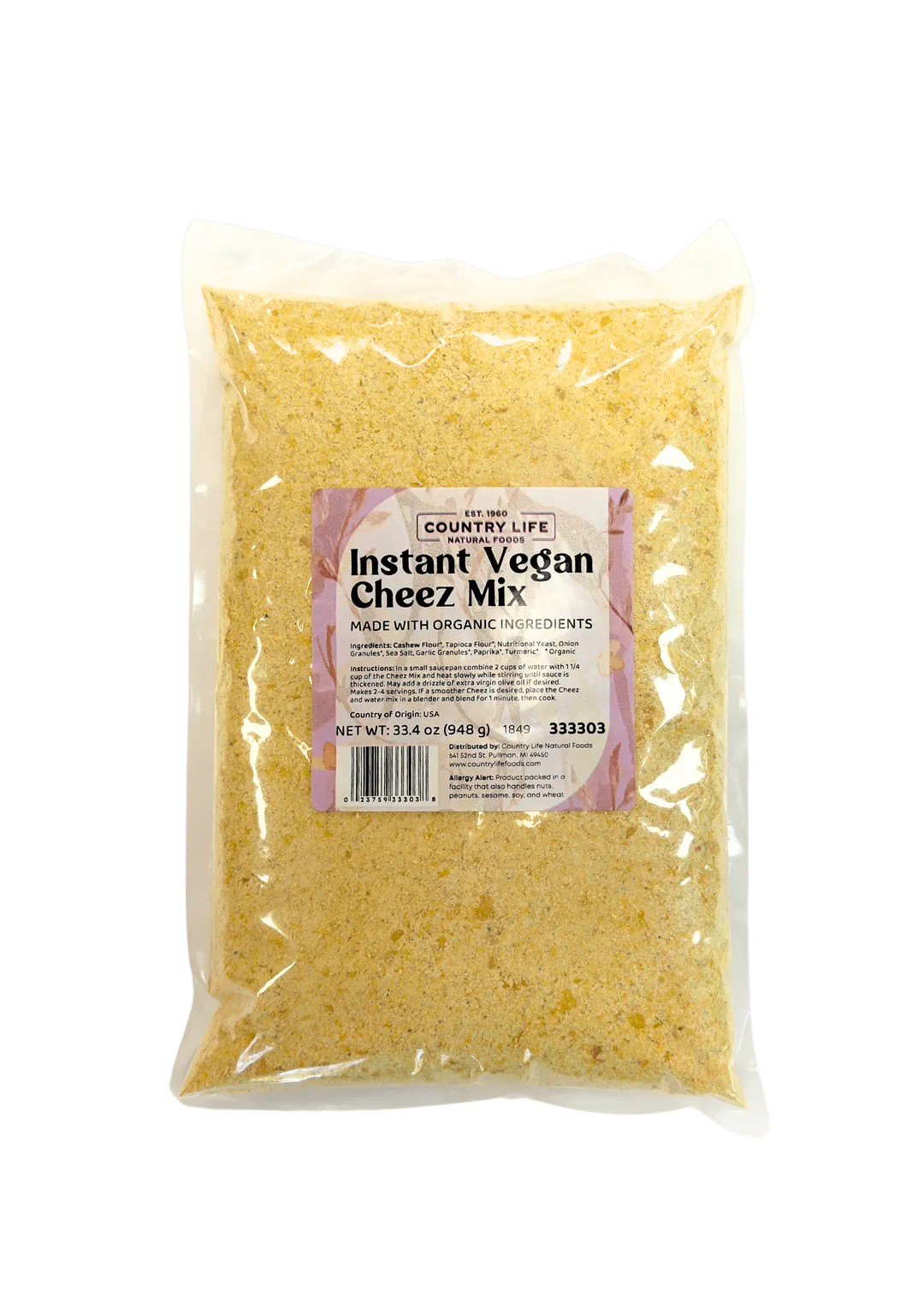 Cheez Mix, Vegan, Instant variant
