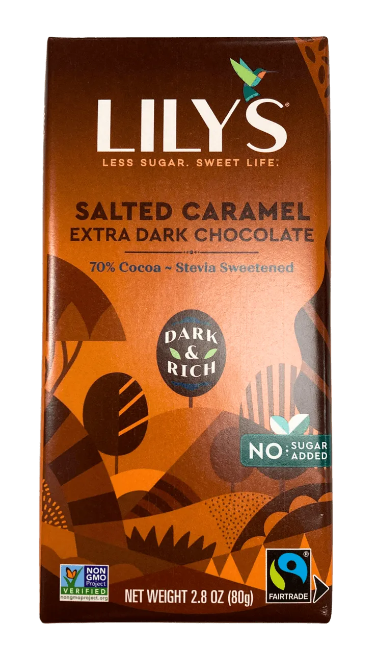 Chocolate Bars, Dark, Stevia Sweetened, Lily's variant