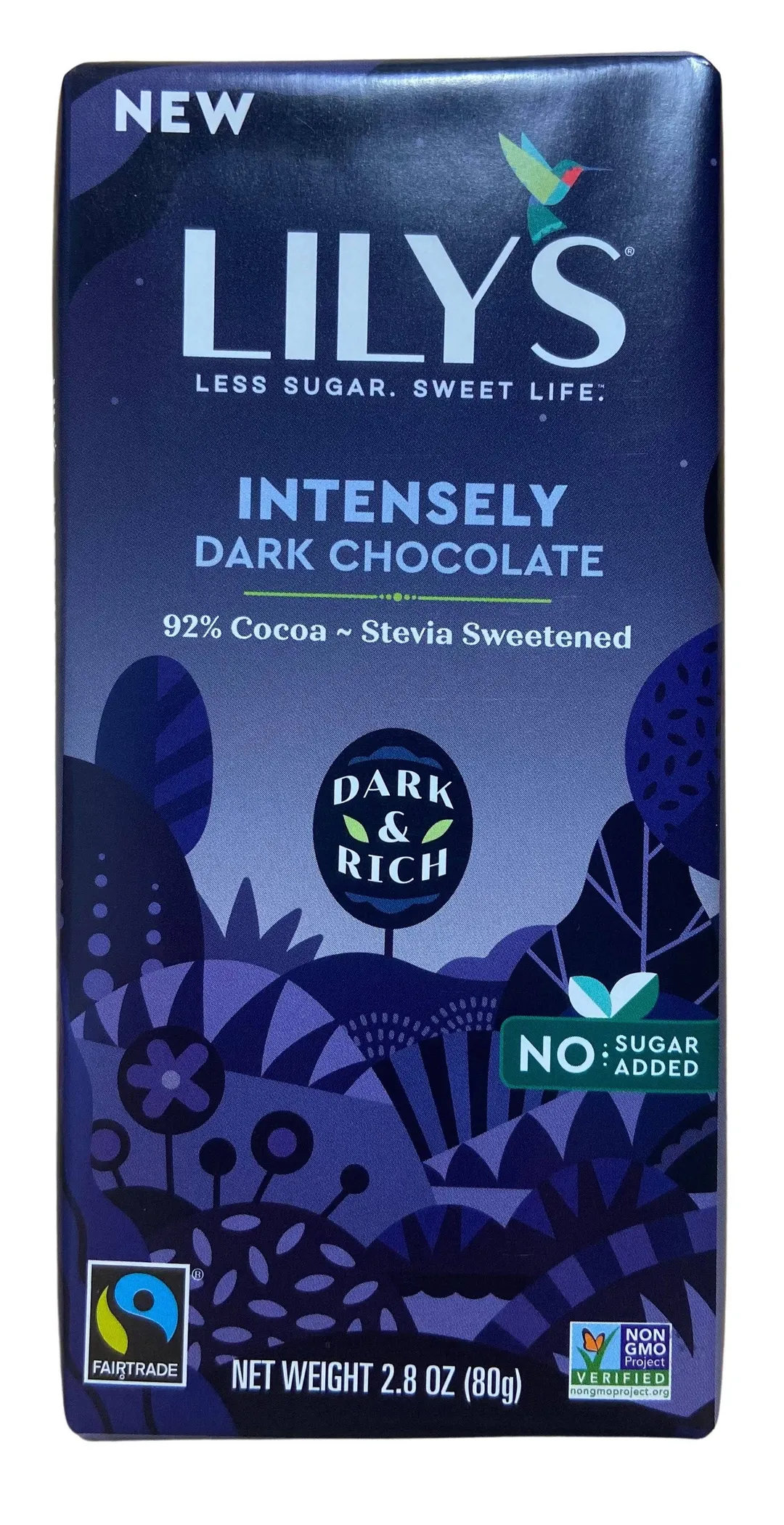 Chocolate Bars, Dark, Stevia Sweetened, Lily's variant