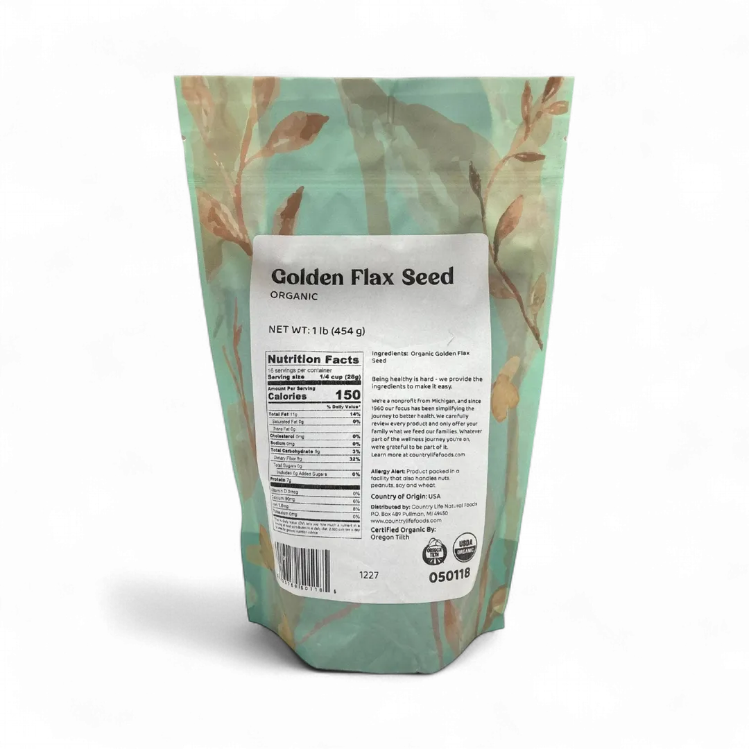 Flax Seeds, Golden, Organic
