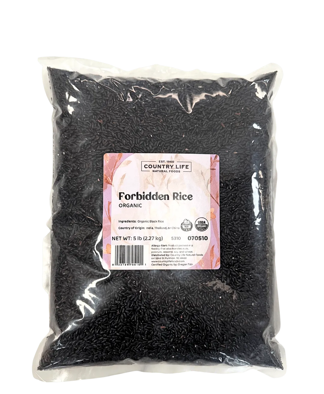 Forbidden Rice, Black, Organic variant