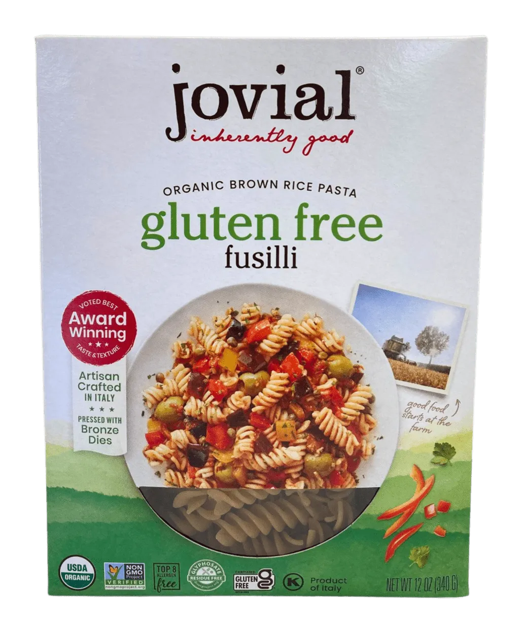 Fusilli, Brown Rice, Organic, Jovial, Gluten-Free variant