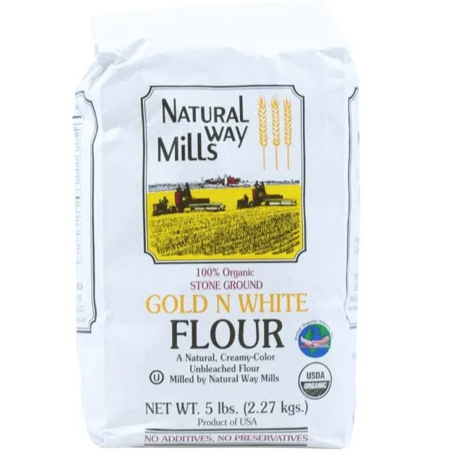 Gold N White Flour, with Germ, Organic variant