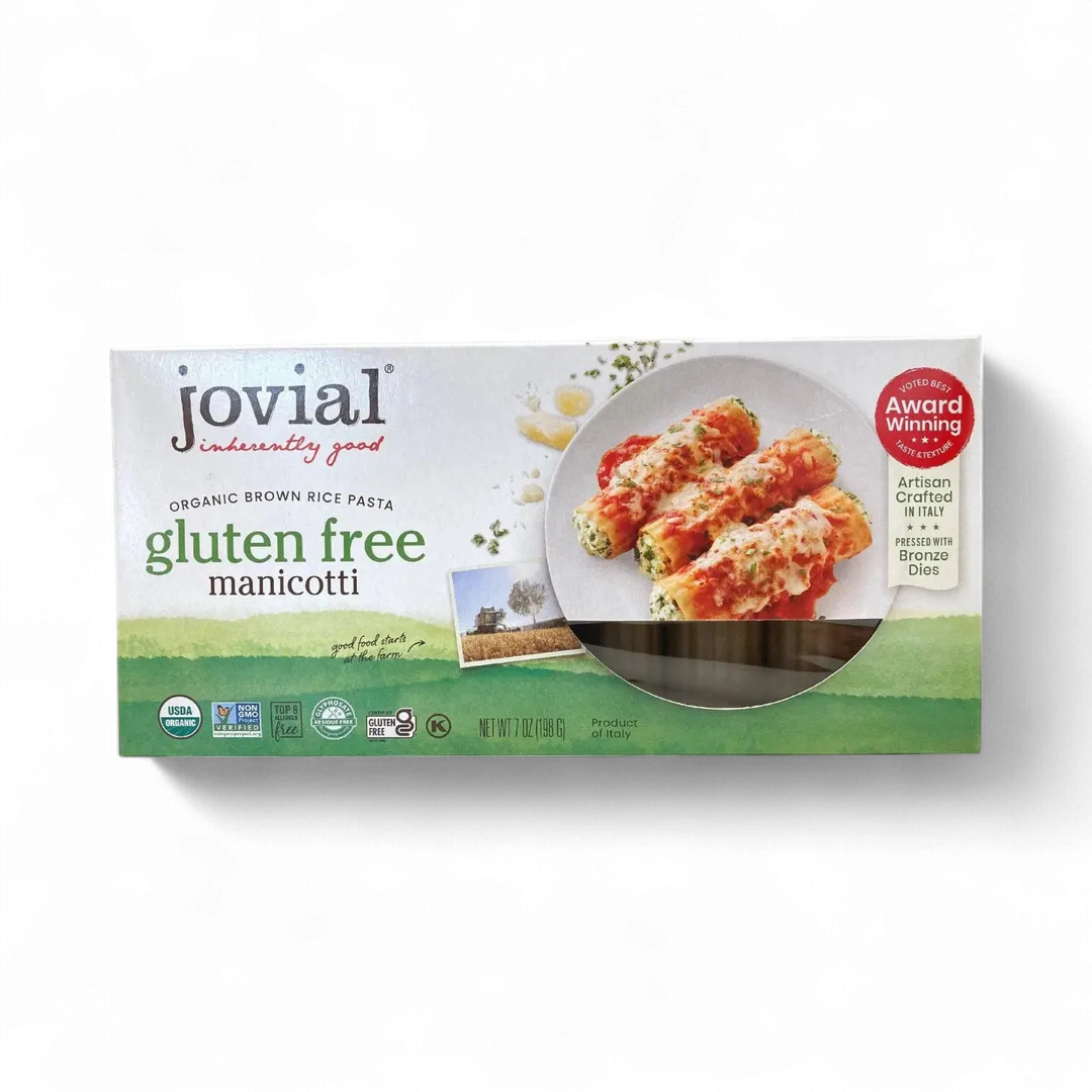 Manicotti, Brown Rice, Organic, Jovial, Gluten-Free