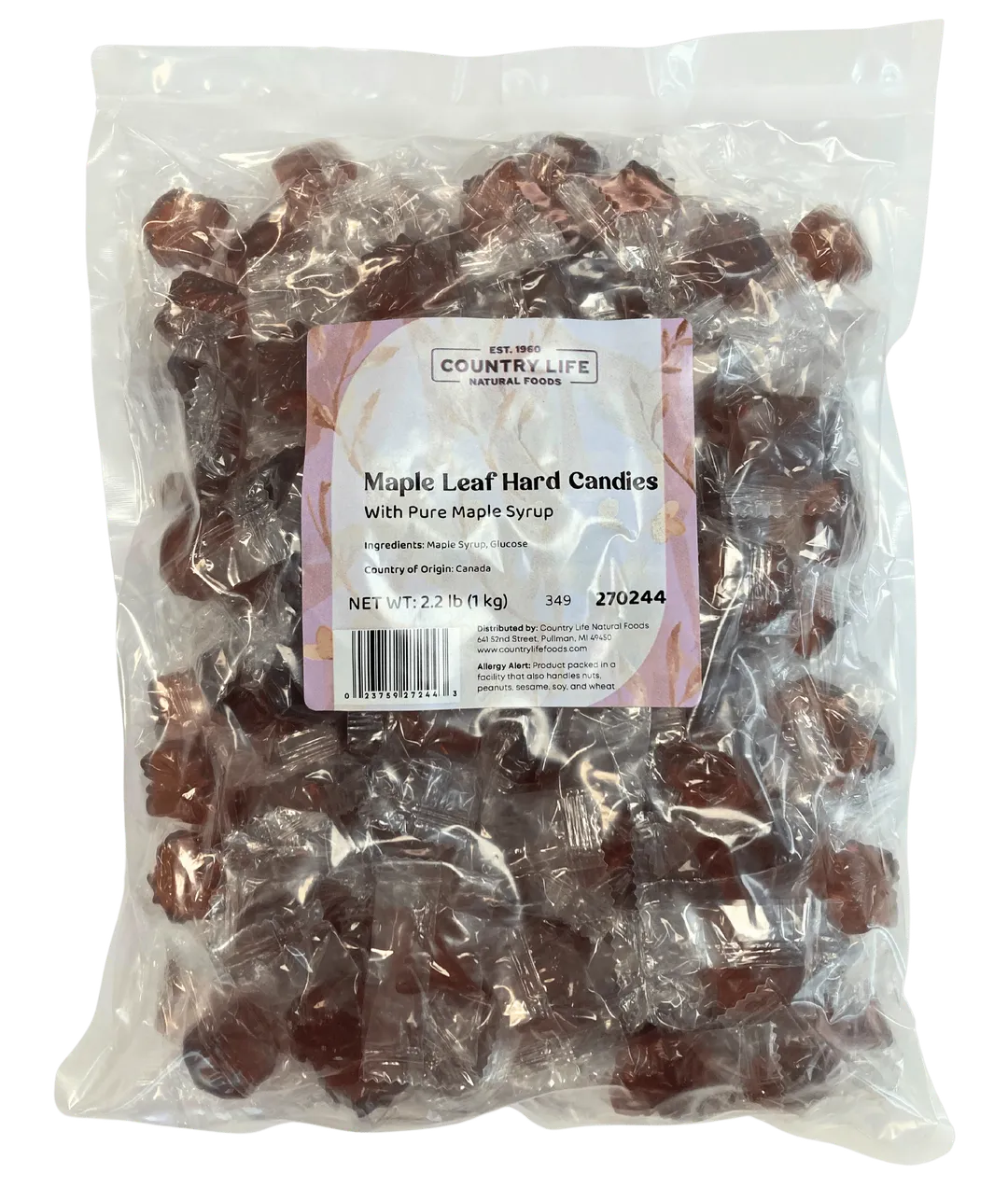Maple Leaf Hard Candies, Individually Wrapped variant