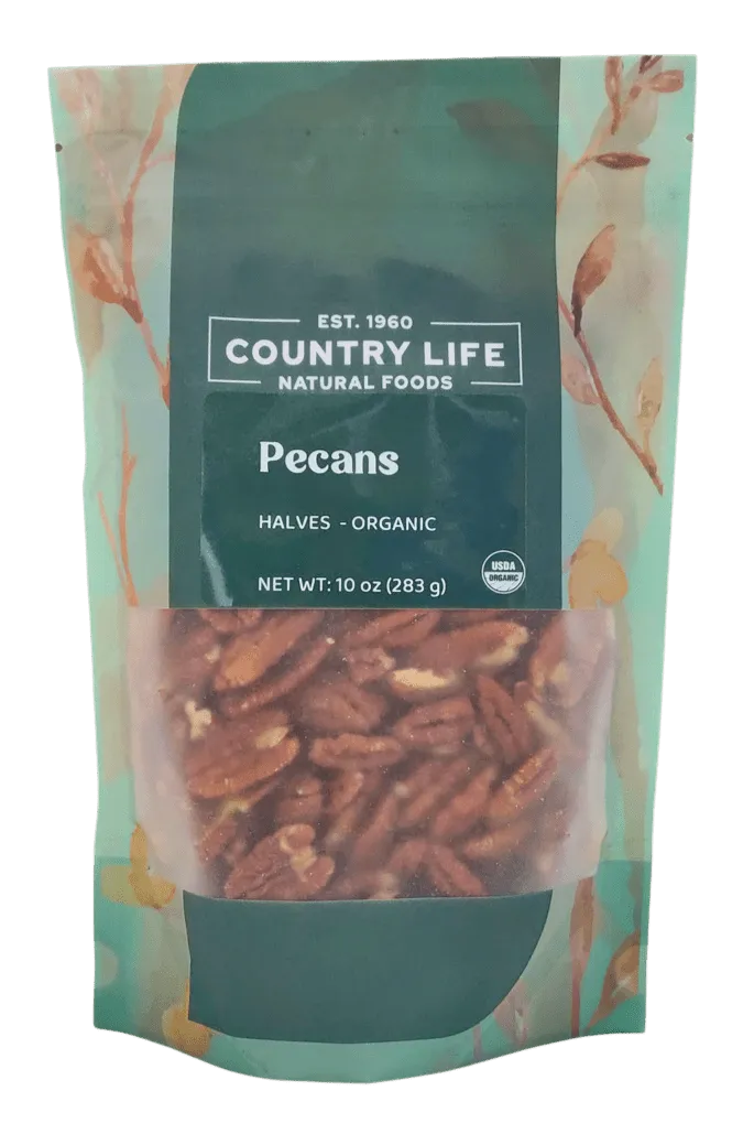 Pecan Halves, Junior Mammoth, Organic variant