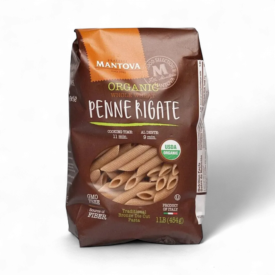 Penne Rigate, Whole Wheat, Organic