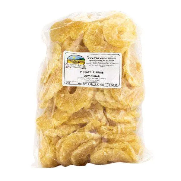 Pineapple Rings, Low Sugar variant