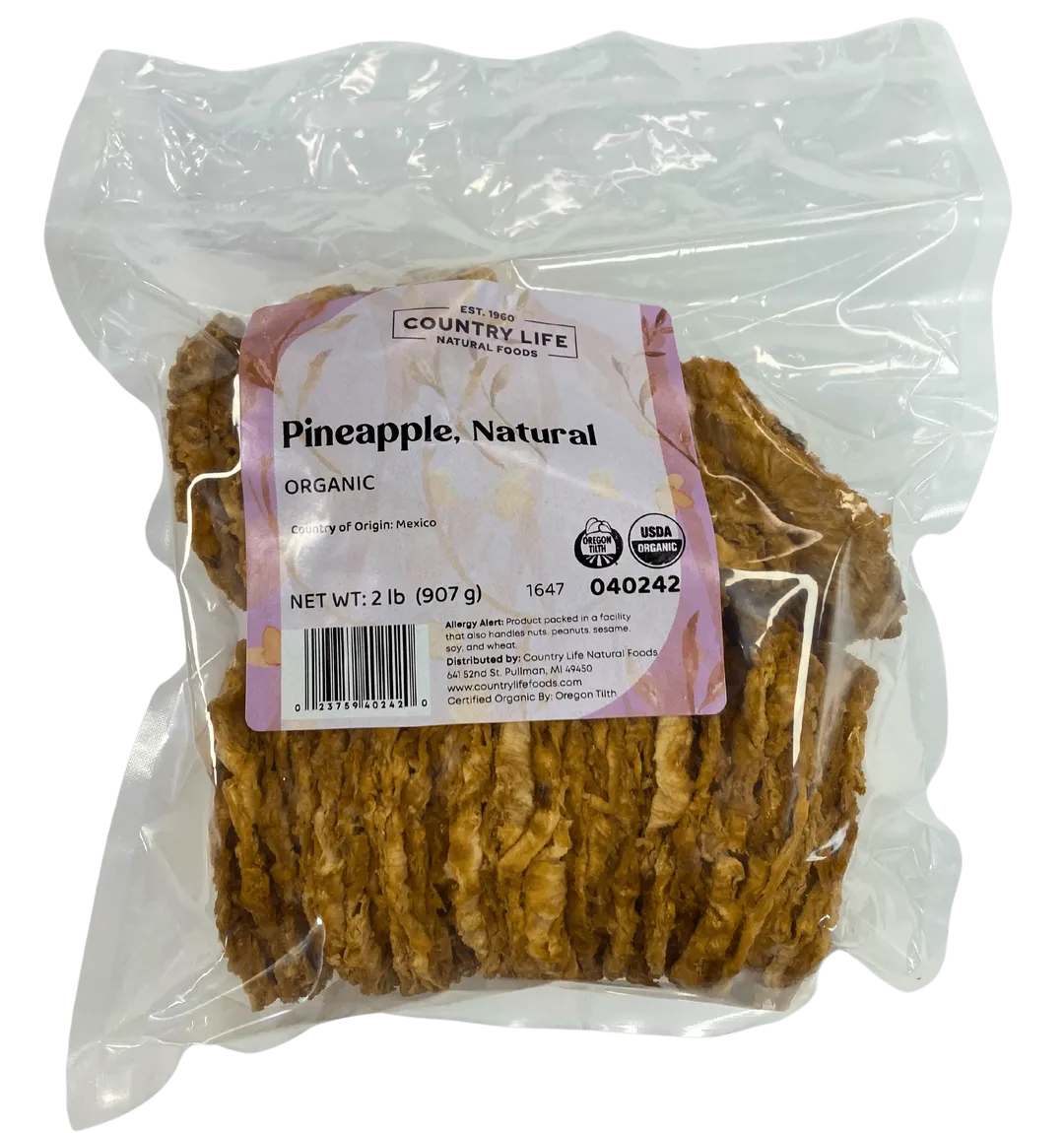 Pineapple Slices, Natural, Organic variant