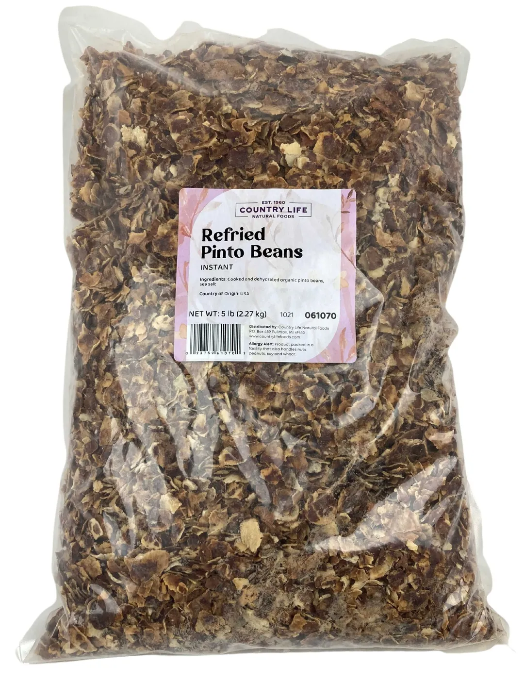 Pinto Beans, Instant, Organic, Low Salt variant