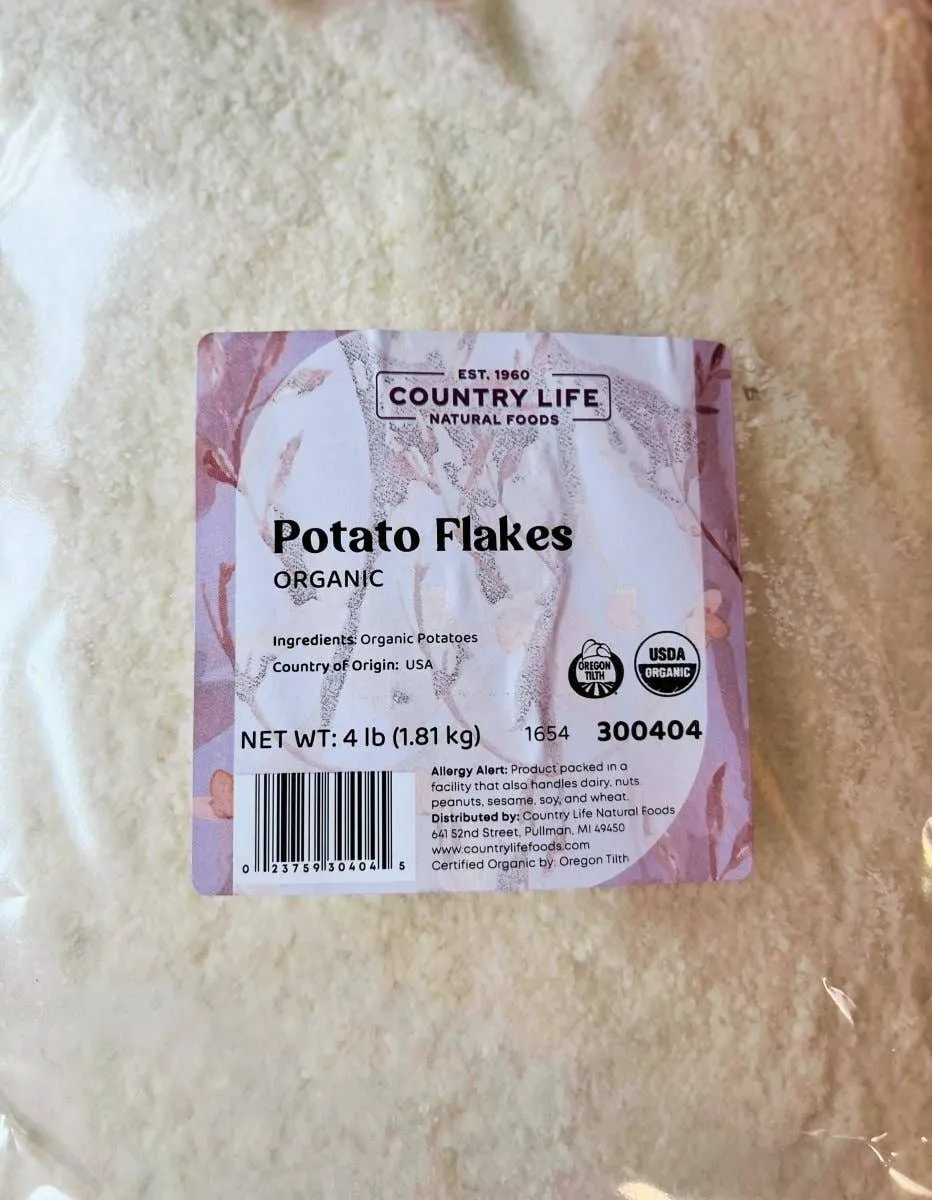 Potato Flakes, Organic variant
