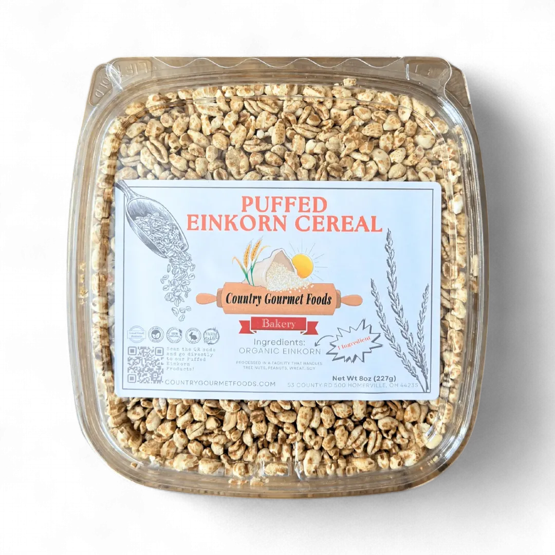 Puffed Einkorn Cereals