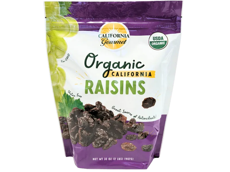Raisins, Thompson, Organic variant