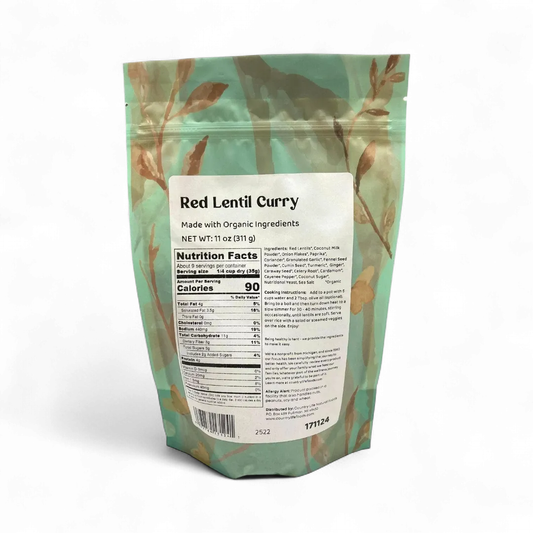 Red Lentil Curry, Organic