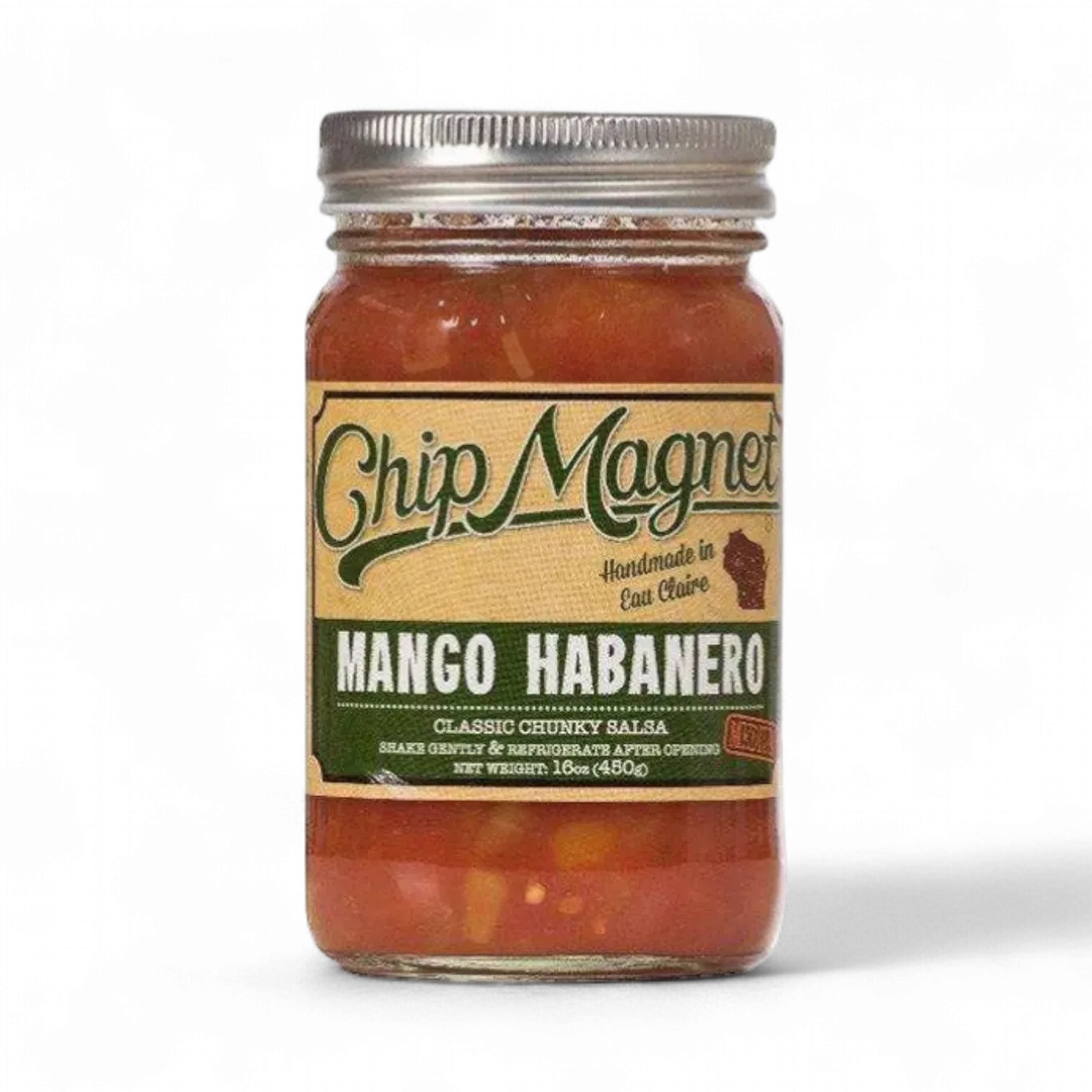 Salsa, Medium, Mango Habanero, Vinegar Free, Chip Magnet