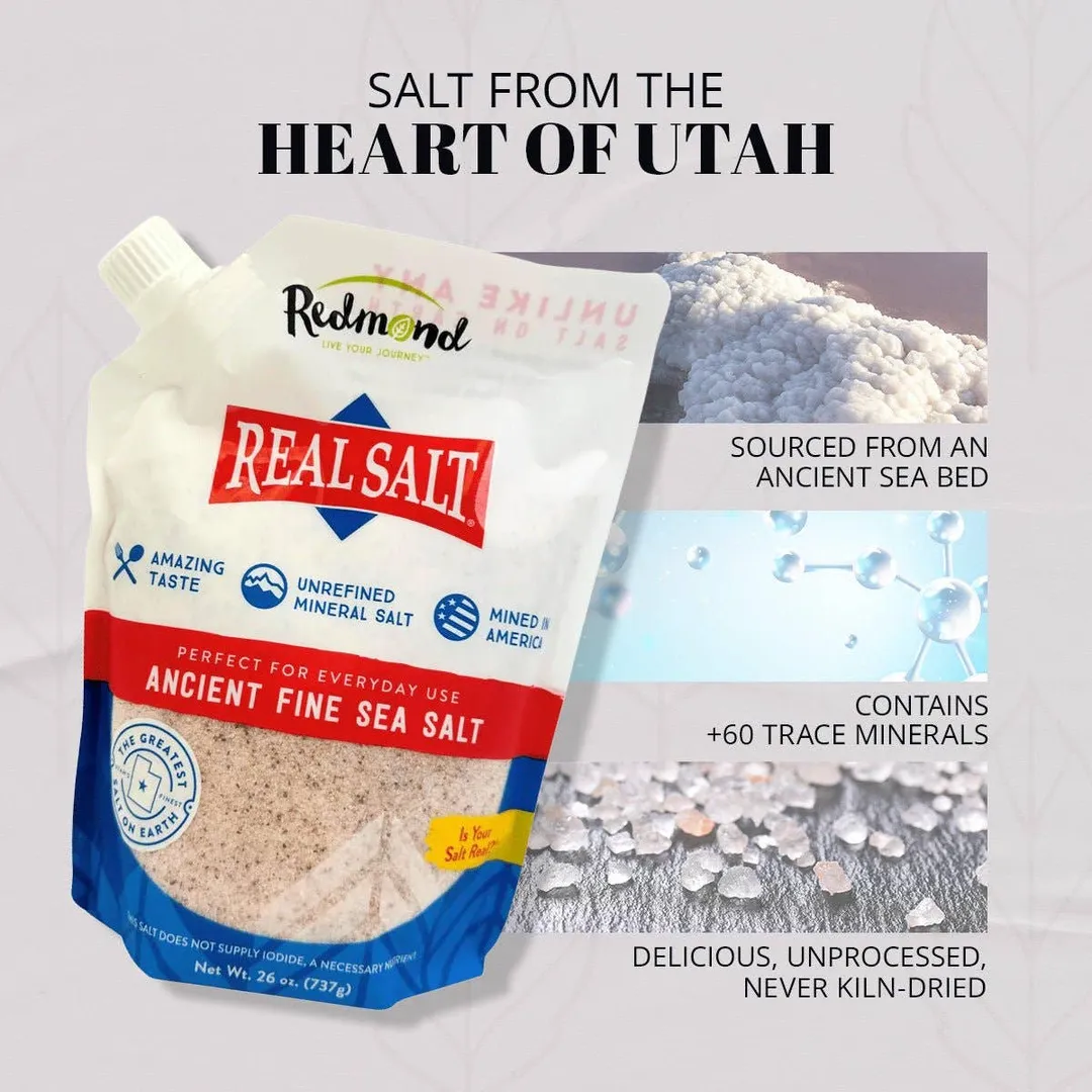 Salt, Redmond Real Salt, Fine Ground