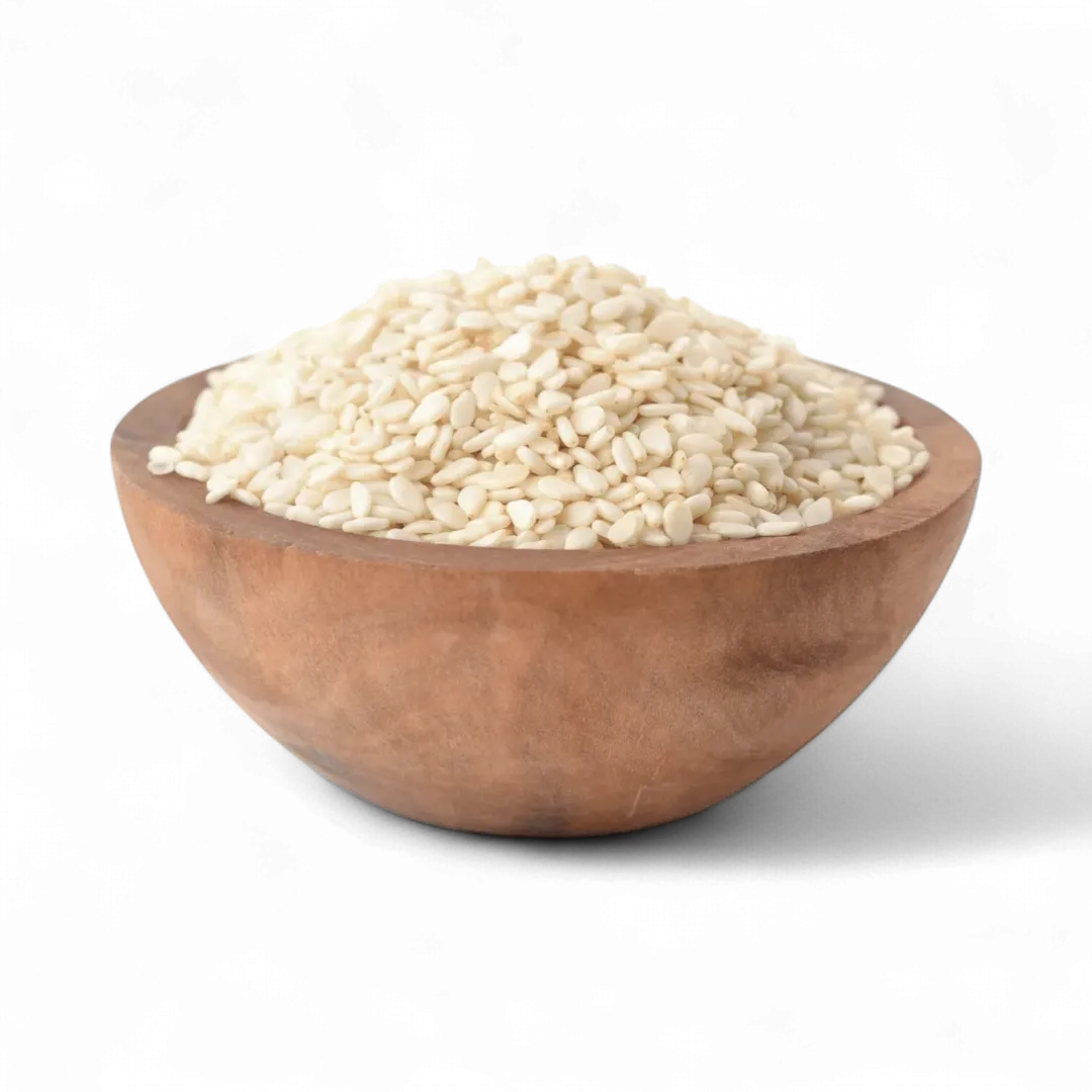 Sesame Seeds, White, Hulled, Organic