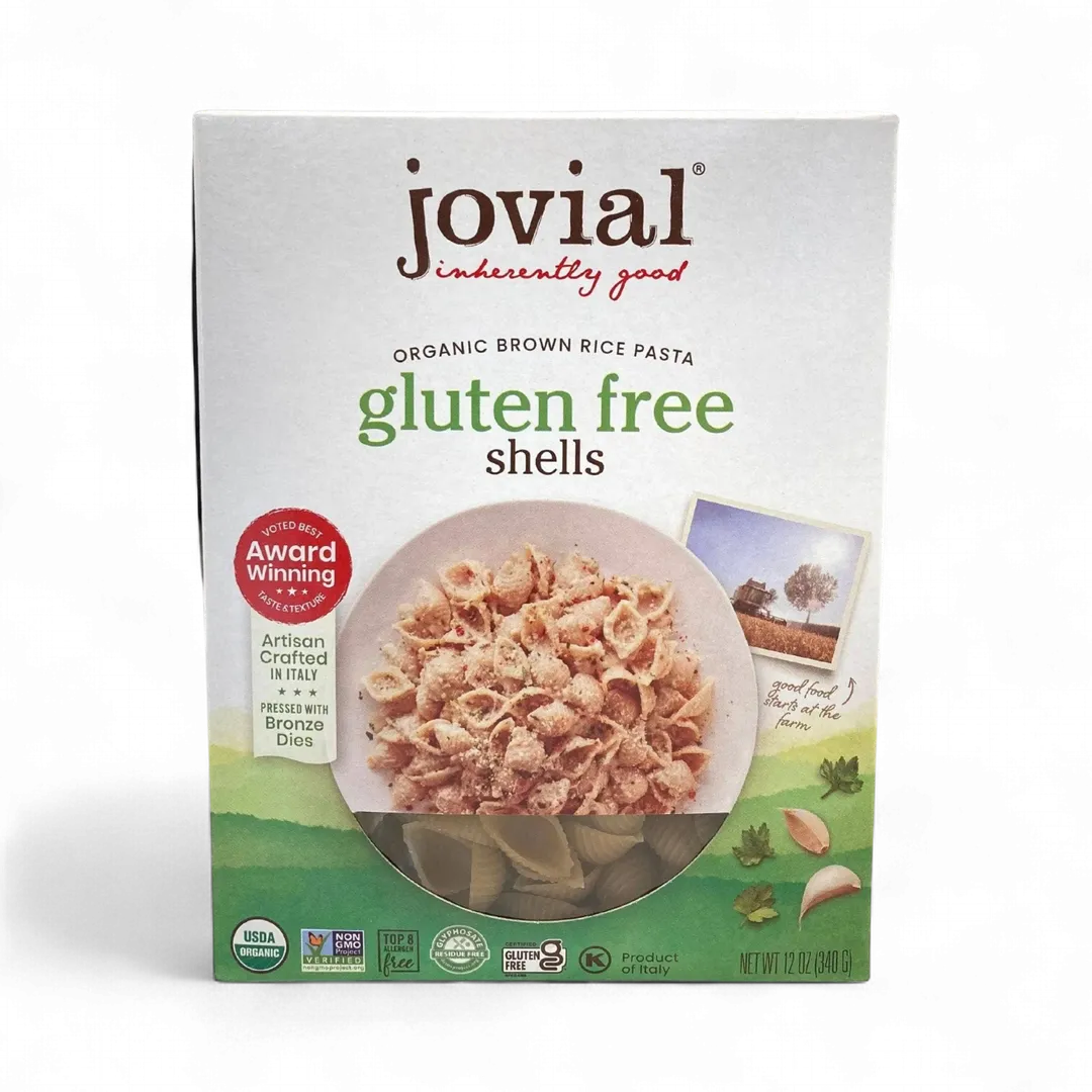 Shells, Brown Rice, Organic, Jovial, Gluten-Free