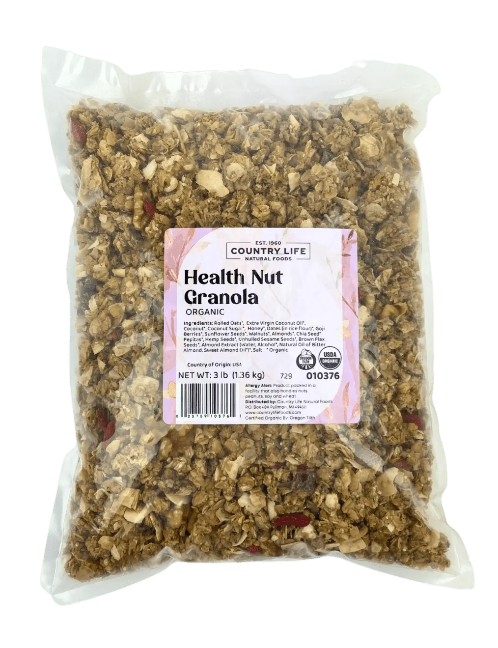 Slow-Baked Health Nut Granola, Organic variant