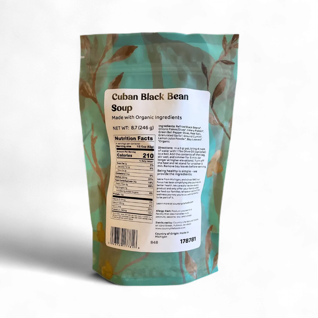 Soup, Black Bean, Cuban