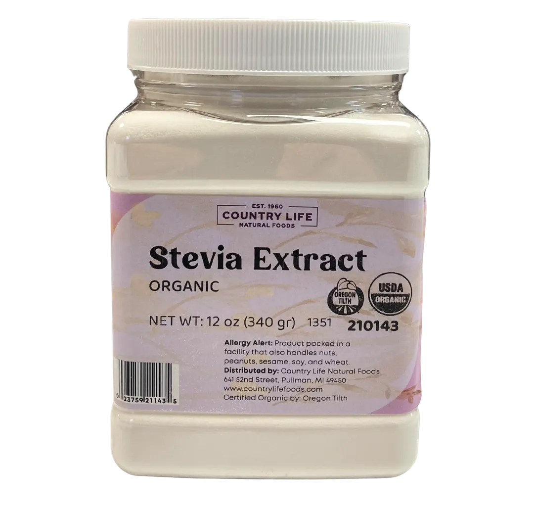 Stevia Extract Powder, White, Organic variant
