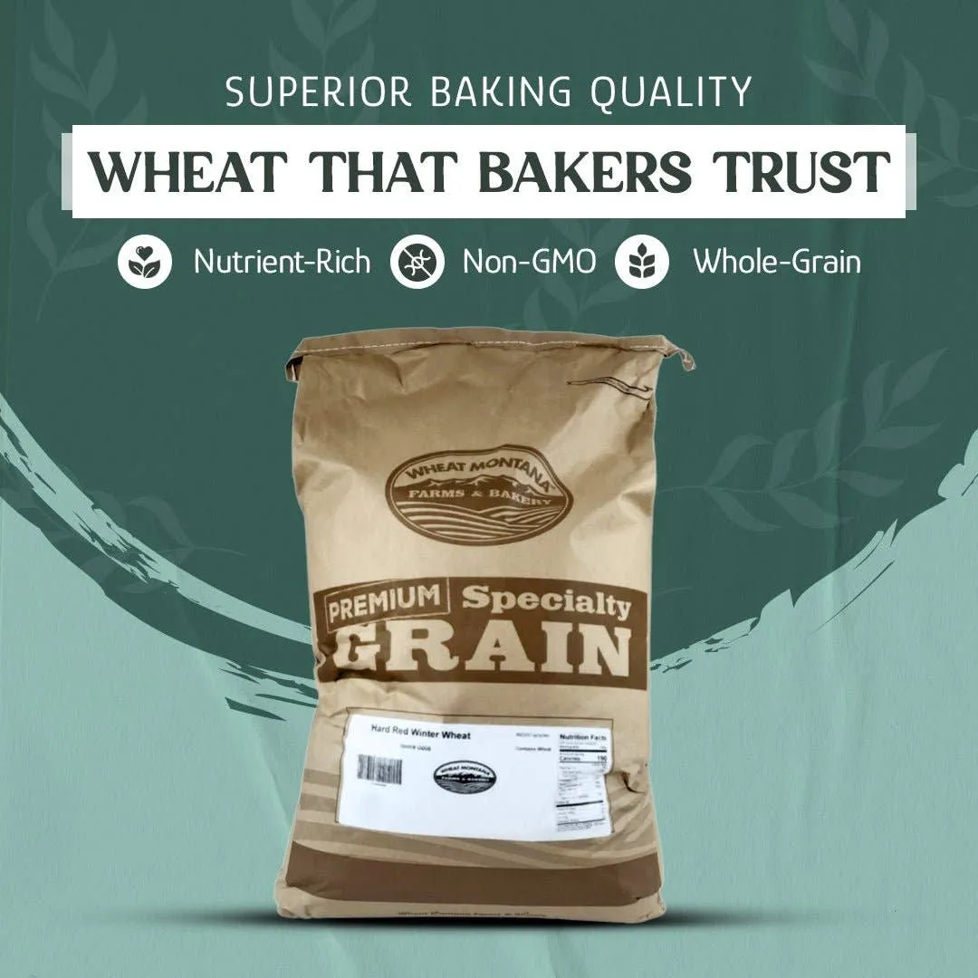 Wheat Berries, Bronze Chief (Red), Certified Glyphosate Free