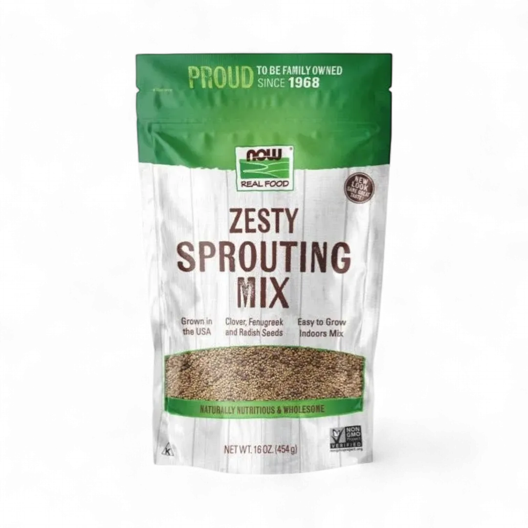 Zesty Sprouting Mix, NOW