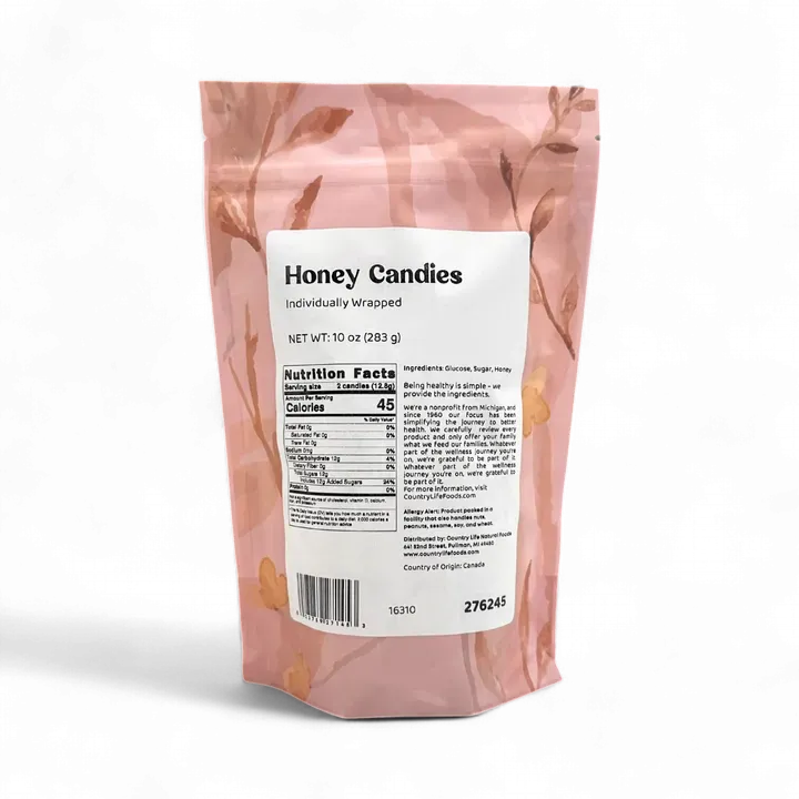 Honey Candies, Individually Wrapped