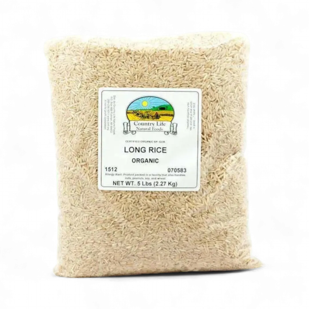 Long Rice, Brown, Organic