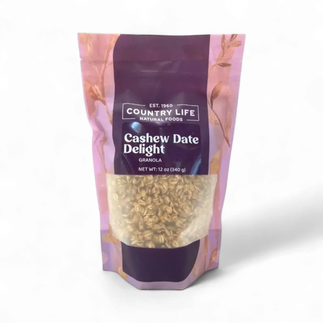 Slow-Baked Cashew Date Granola