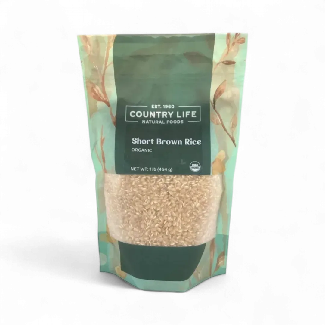 Short Rice, Brown, Organic