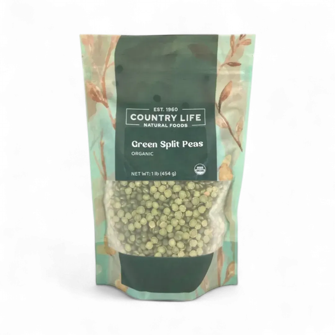 Peas, Green, Organic, Split