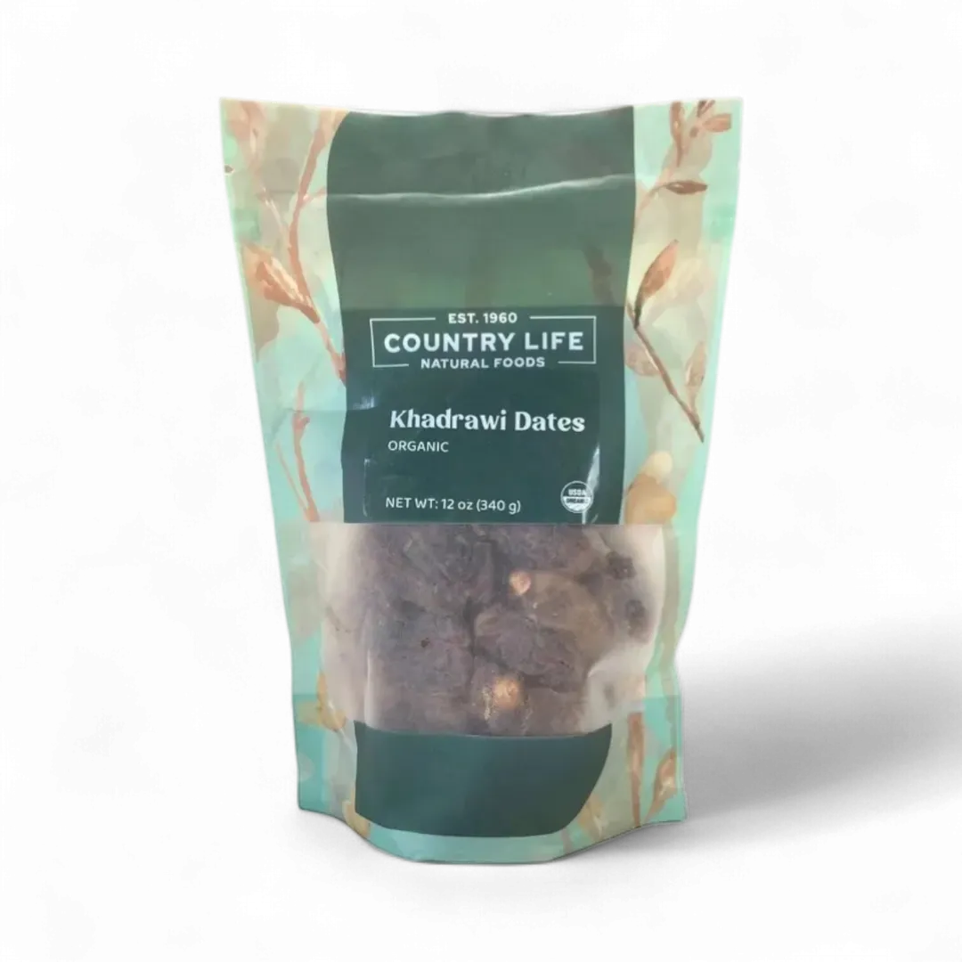 Dates, Khadrawi, Whole, Organic