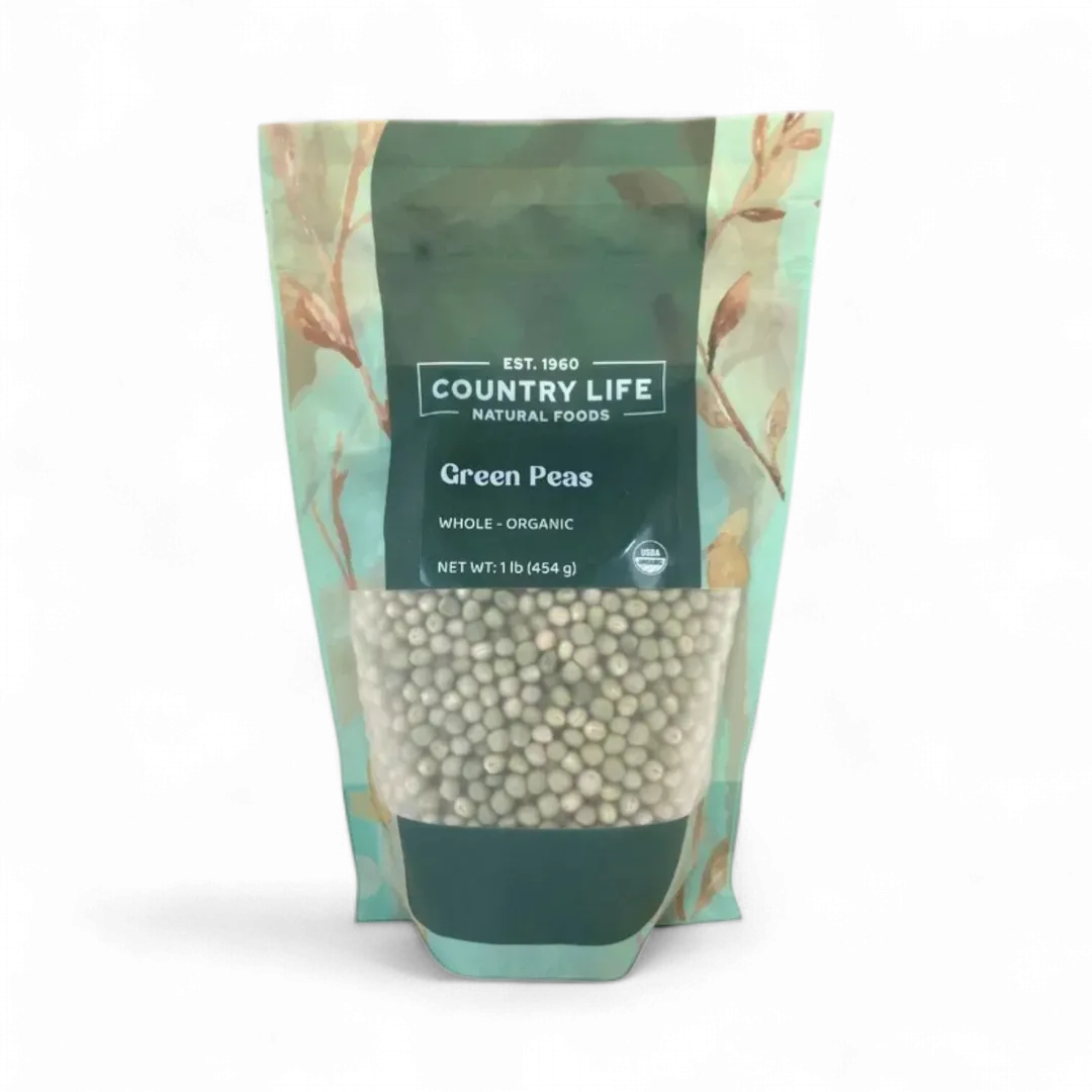Peas, Green, Organic, Whole