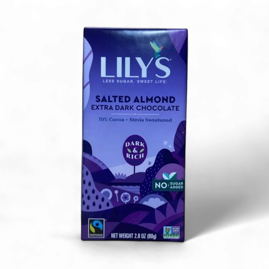 Chocolate Bars, Dark, Stevia Sweetened, Lily's