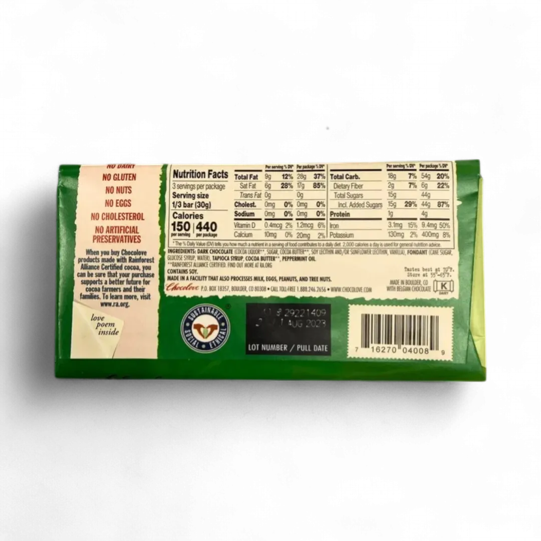 Chocolate Bars, Dark, Chocolove