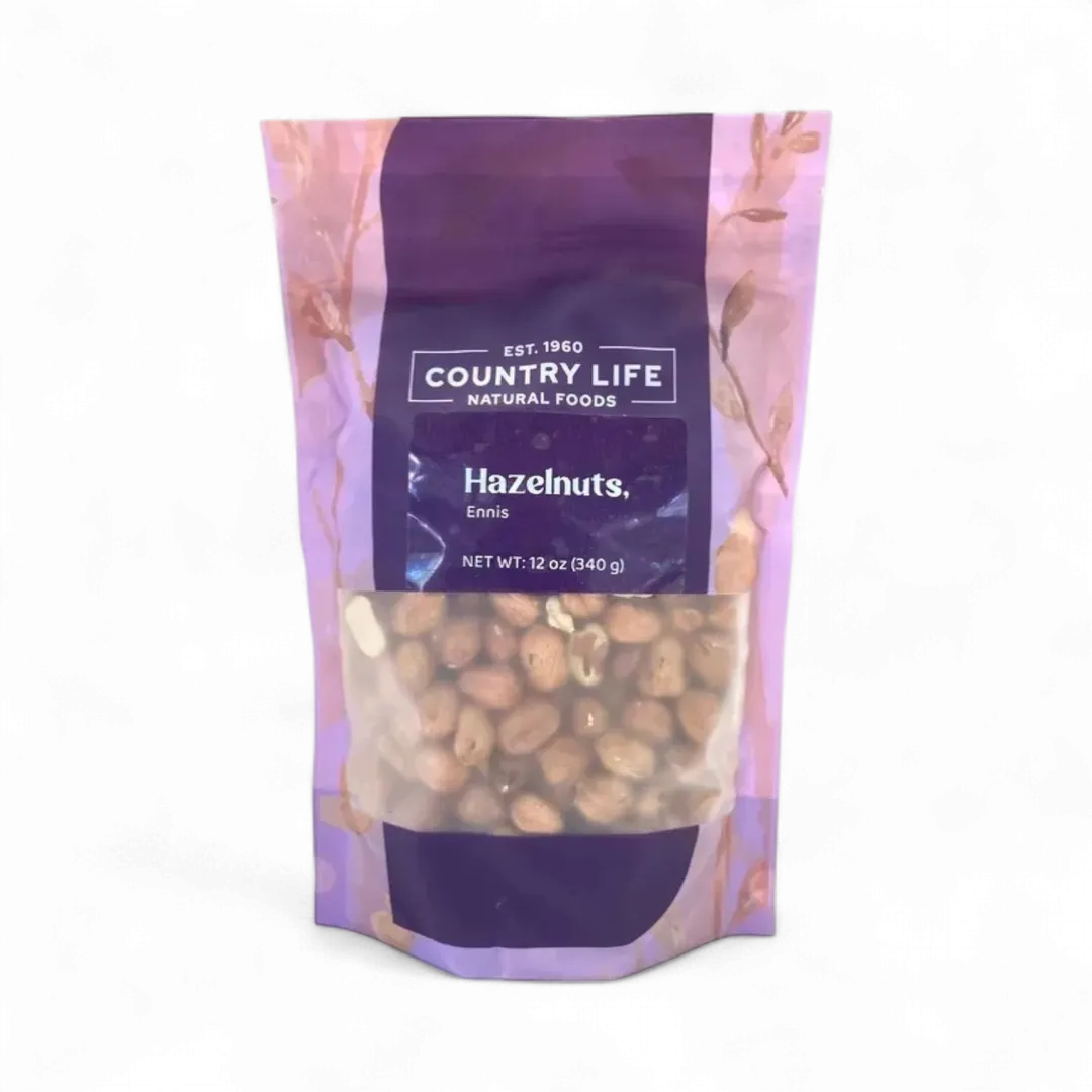 Hazelnuts, Whole, Raw, Large