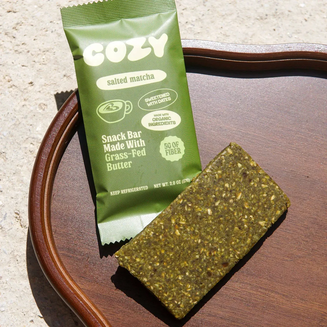 COZY Bar, Salted Matcha, 2.0oz, 8 Ct