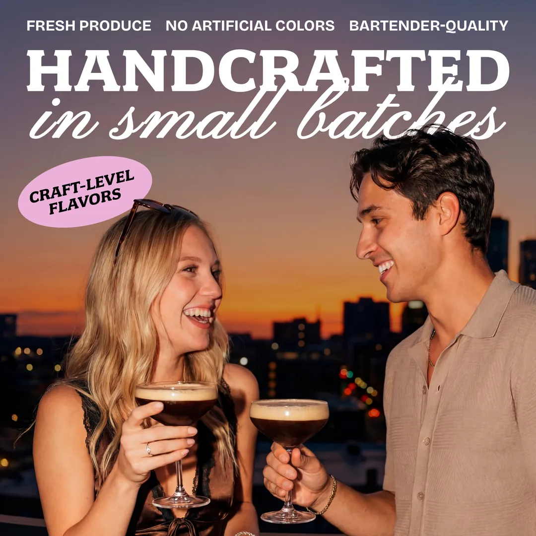 Craft Cartel Espresso Martini Cocktail Syrup Mixer | 16oz | Craft Cocktail & Mocktail Mix
