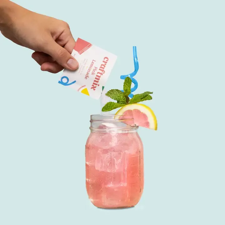 Pink Lemonade Cocktail / Mocktail Mixer - 24ct Caddy