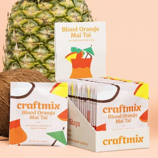 Blood Orange Mai Tai Mixer - Single Packets / Caddy Refills