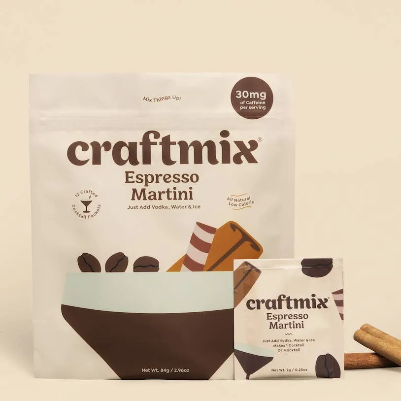 Espresso Martini Cocktail / Mocktail Mixer - 24ct Caddy