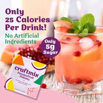 Passionfruit Paloma Mixer - Single Packets / Caddy Refills