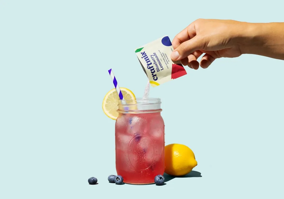 Blueberry Lemonade Cocktail / Mocktail Mixer - 24ct Caddy