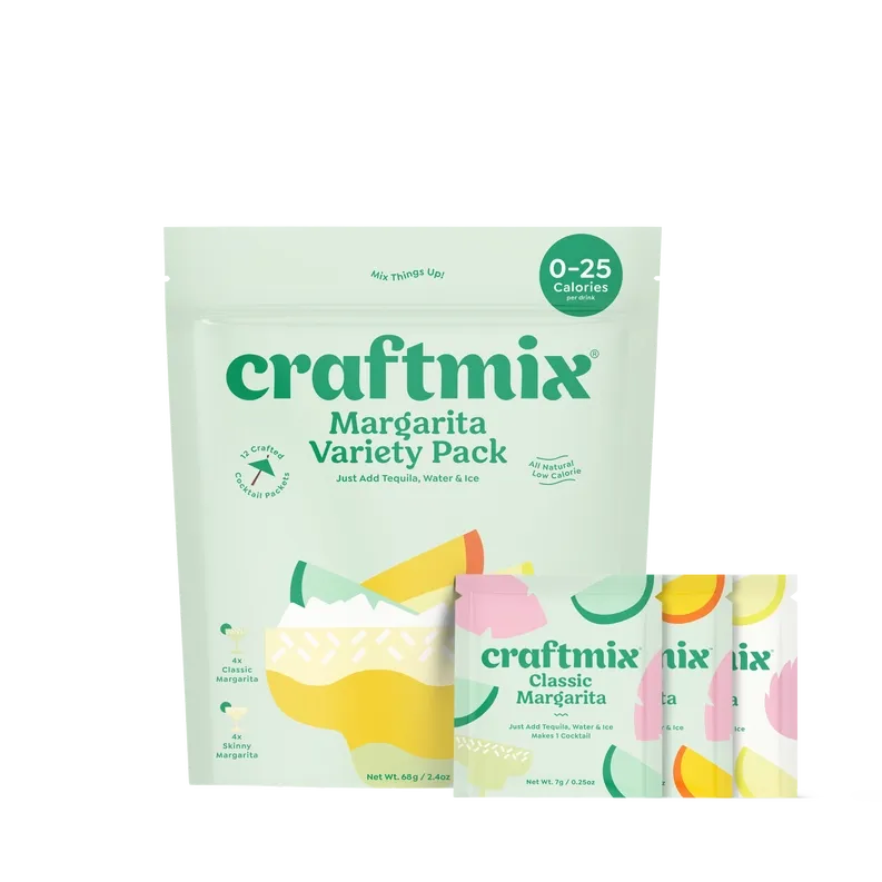 Margarita Variety Pack Cocktail Mixers -12 Serving Multipack