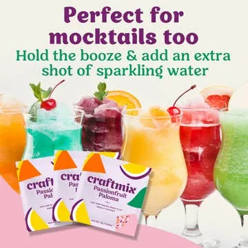 Passionfruit Paloma Cocktail / Mocktail Mixer - 24ct Caddy